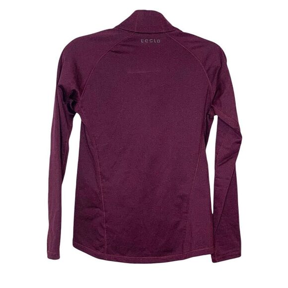 Tesla Women’s Maroon Wine 1/2 Zip Pullover Size Medium - Picture 5 of 9